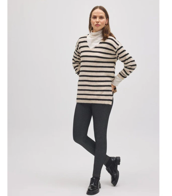 Leggings TÉRMICO Ysabel Mora Mujer Efecto Vaquero Skinny Negro Nivel 3/5 70461