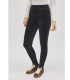 Leggings ULTRA TÉRMICO Ysabel Mora Mujer | Efecto Pana Canalé Negro Nivel 5/5 70462