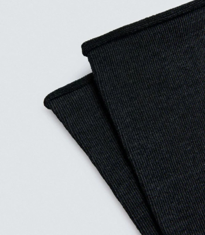 Pack 3 Calcetines Bambú Cálido Sin Puño Ysabel Mora Negros 12933