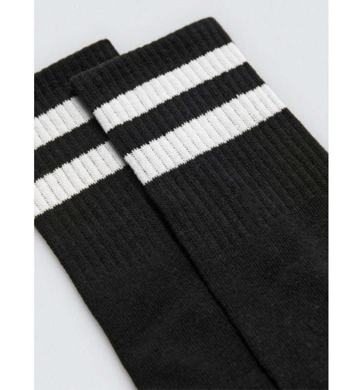 Pack 3 Calcetines Altos Deportivos Unisex Ysabel Mora Puño a Rayas Oscuras 22968