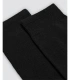 Pack 3 Calcetines Altos Unisex Ysabel Mora  Bambú Liso Puño Antipresión Negro 22969