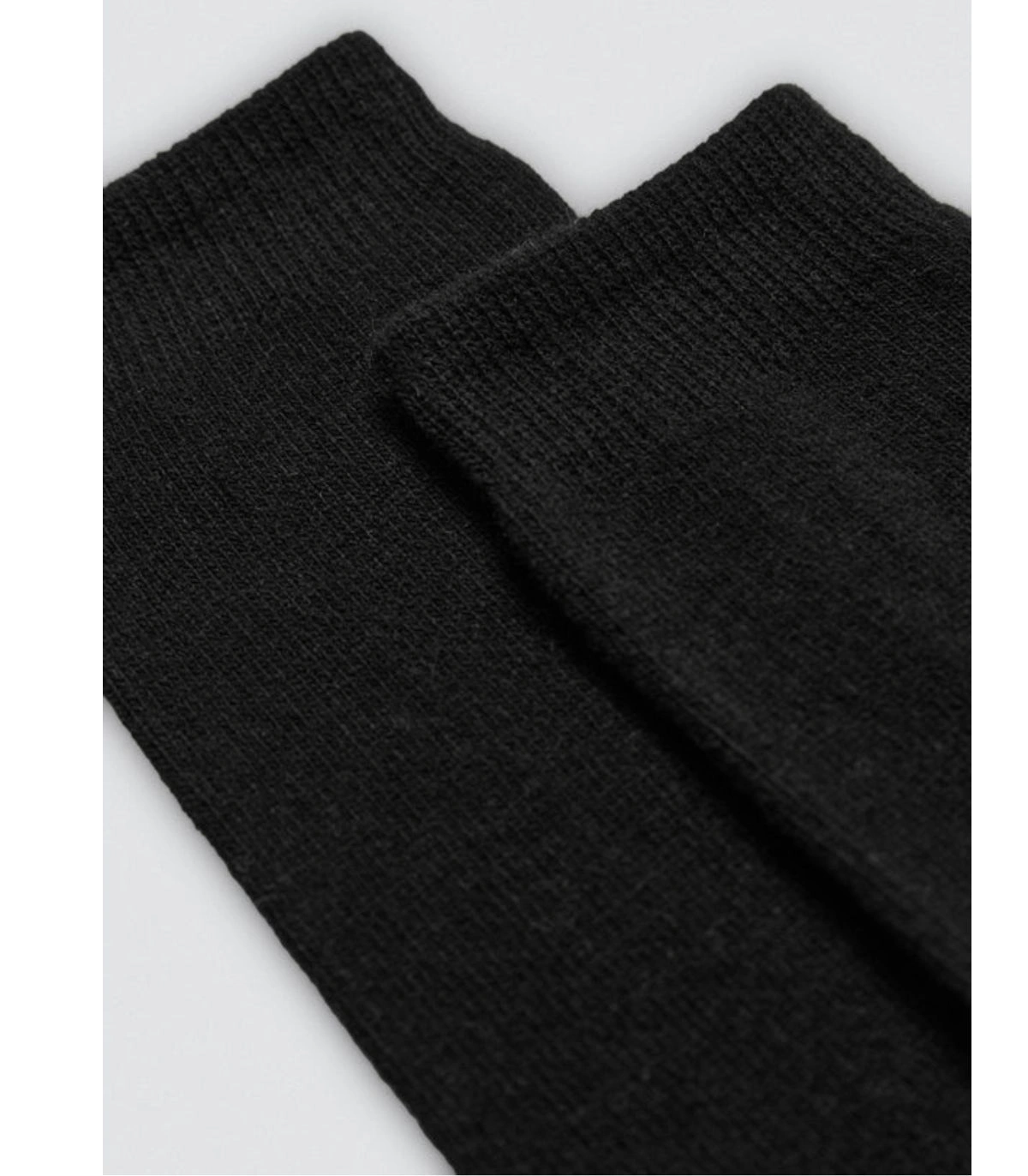 Pack 3 Calcetines Altos Unisex Ysabel Mora Lana Básica Puño Antipresión Negro 22977