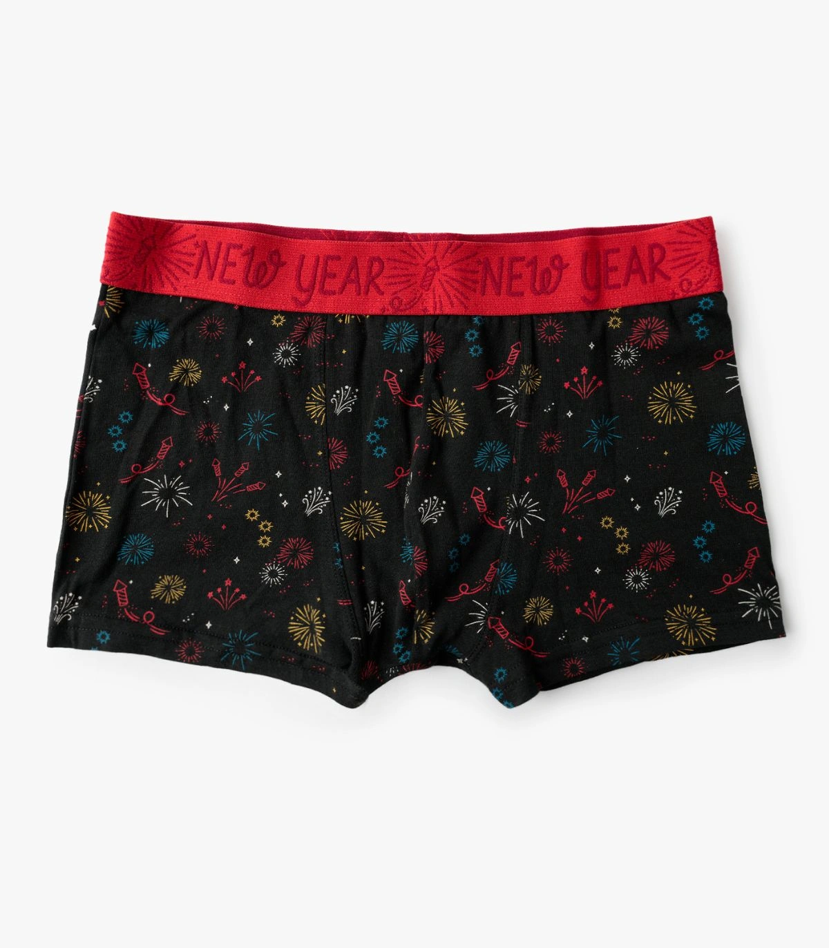Bóxer Hombre ADMAS "New Year" Algodón Elástico, Estampado Fuegos Artificiales 48685