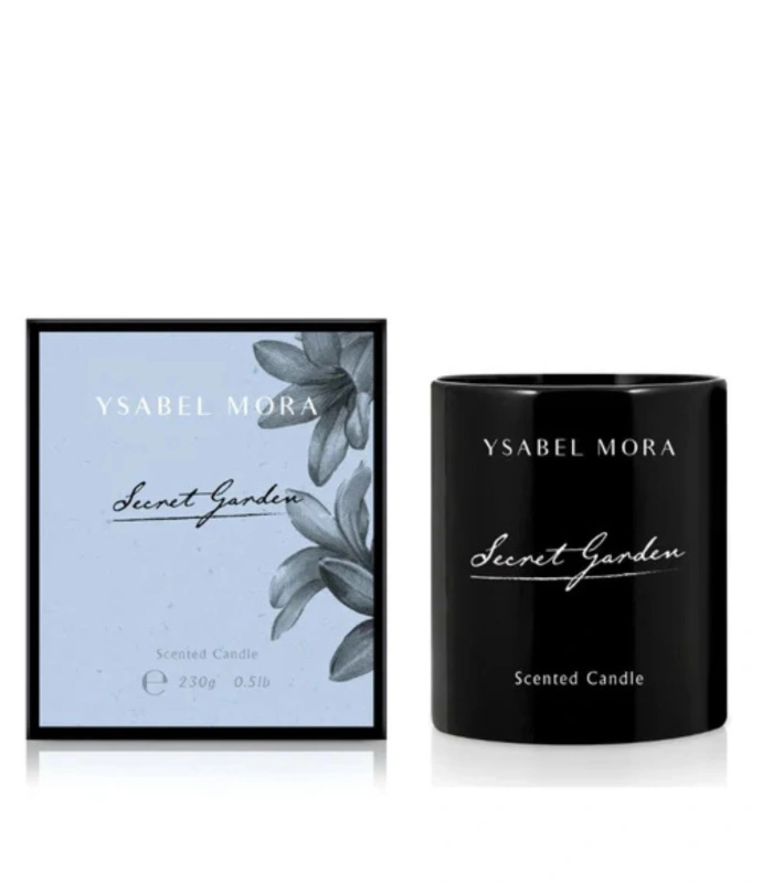 Vela Aromática Ysabel Mora Secret Garden | Notas de Jazmín, Azahar y Narciso 230g