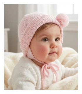 Gorro Bebé Lana Pompón 9043 Mafram