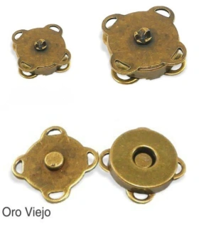 Broche Imán para Coser en Prendas y Accesorios 16mm y 20mm