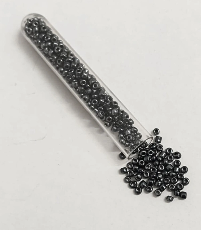 Rocalla de Vidrio 2 mm con Acabado Brillo | Cuentas para Bisutería, Bordado y Manualidades - Varios Colores