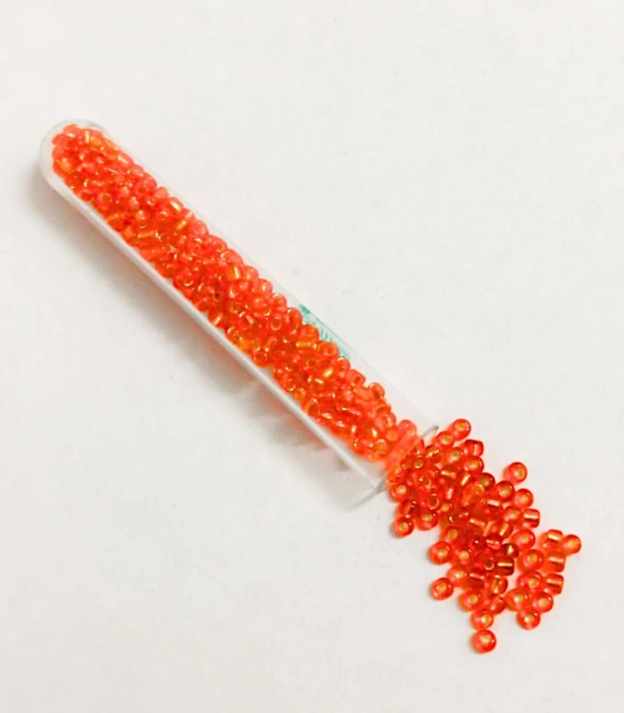 Rocalla de Vidrio 2 mm con Acabado Brillo | Cuentas para Bisutería, Bordado y Manualidades - Varios Colores