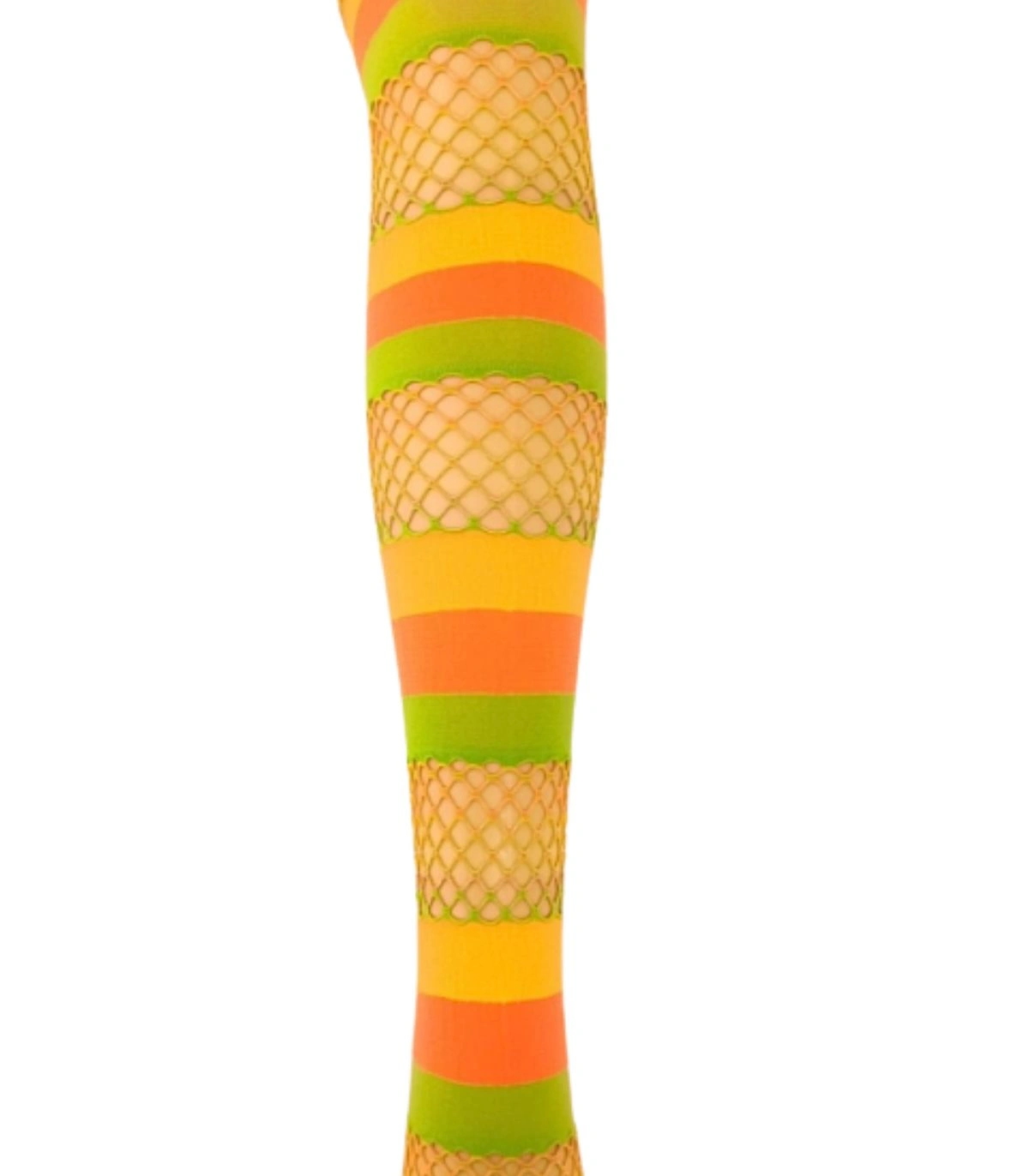 Panty de Fantasía Ivette Rayas y Red  Medias Semi-Opacas de Diseño Moderno 2788