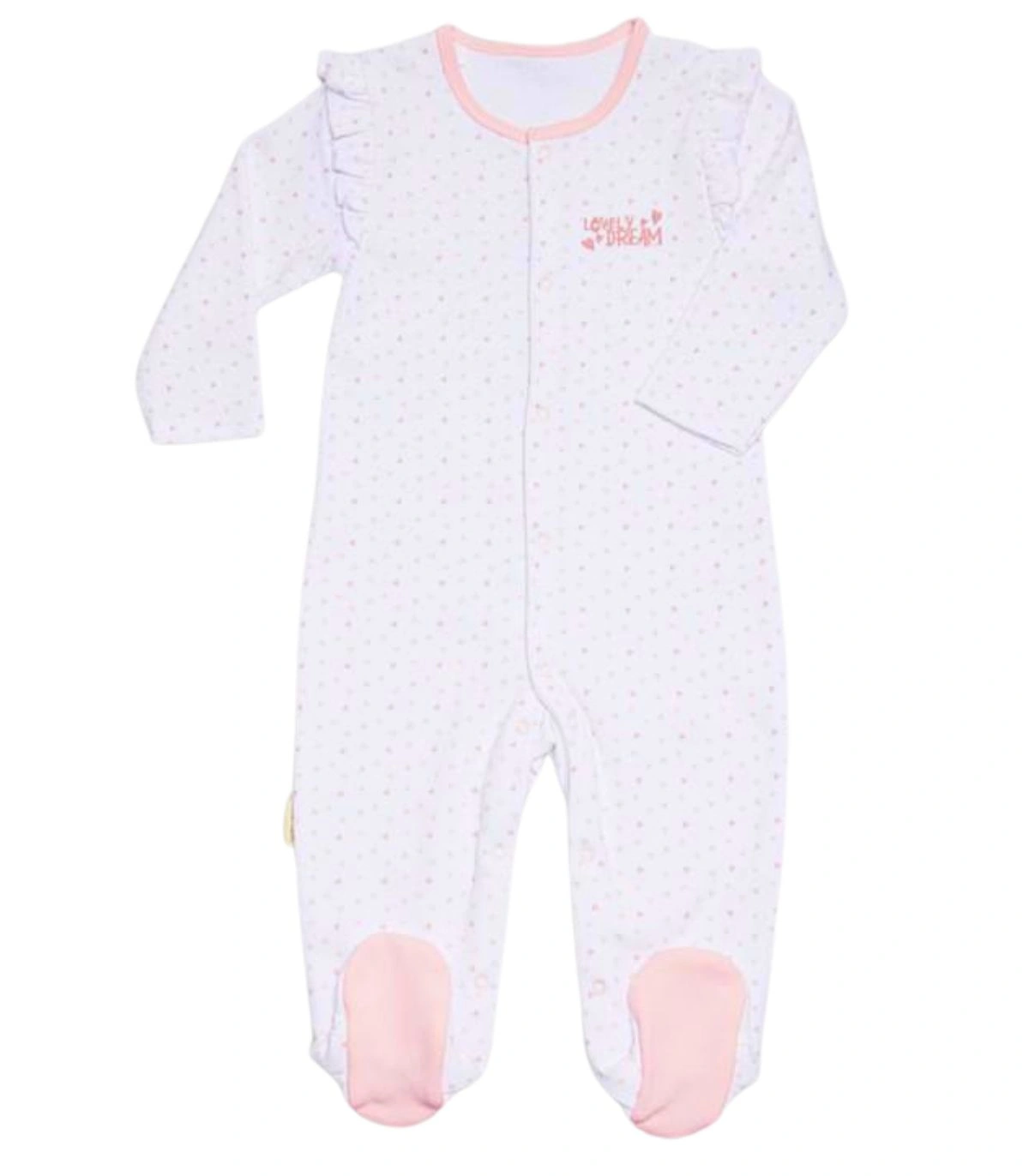 Pelele de Bebé Manga Larga Ysabel Mora "Darío" Algodón Natural Cotton Nature con Interior Afelpado - Ref. 25372