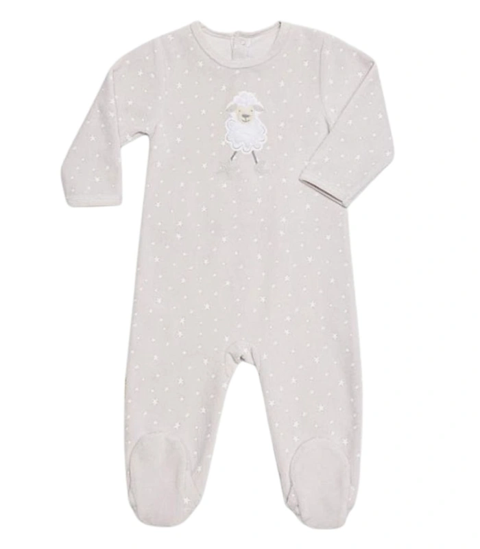 Pelele de Bebé Ysabel Mora de Algodón Suave  Pijama Entero con Cierre en Entrepierna