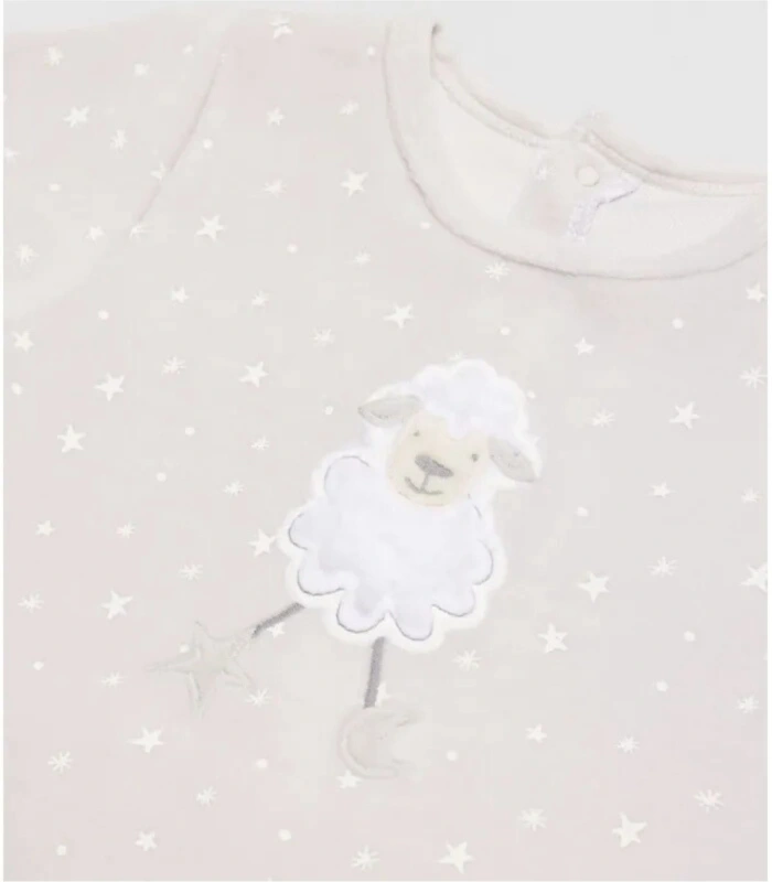 Pelele de Bebé Ysabel Mora de Algodón Suave  Pijama Entero con Cierre en Entrepierna