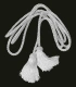 Cíngulo de Nazareno para Adulto 3 Metros  Cordón de 10 mm con Borlas de 10 cm -Accesorio de Procesión para Semana Santa