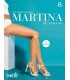 Pack 2 Pares Mini Media Invisible Martina  Ultra Fina de Verano, Efecto Bronceado Mate y Puño Confort