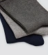 Pack de 3 Calcetines Básicos Blancos Transpirables Algodón Premium con Puño Antipresión y Remallado a Mano