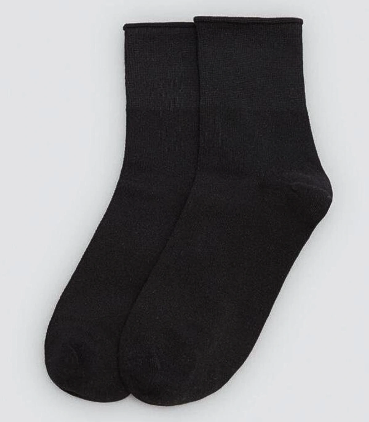 Pack de 3 Calcetines Básicos Blancos Transpirables Algodón Premium con Puño Antipresión y Remallado a Mano