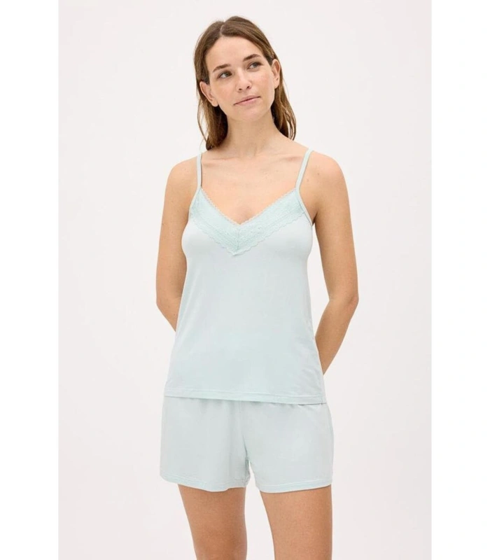 Conjunto de Pijama para Mujer Ysabel Mora  Set de Tirantes y Pantalón Corto