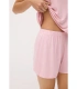 Conjunto de Pijama para Mujer Ysabel Mora Manga Corta  Set de Dos Piezas con Detalle de Encaje