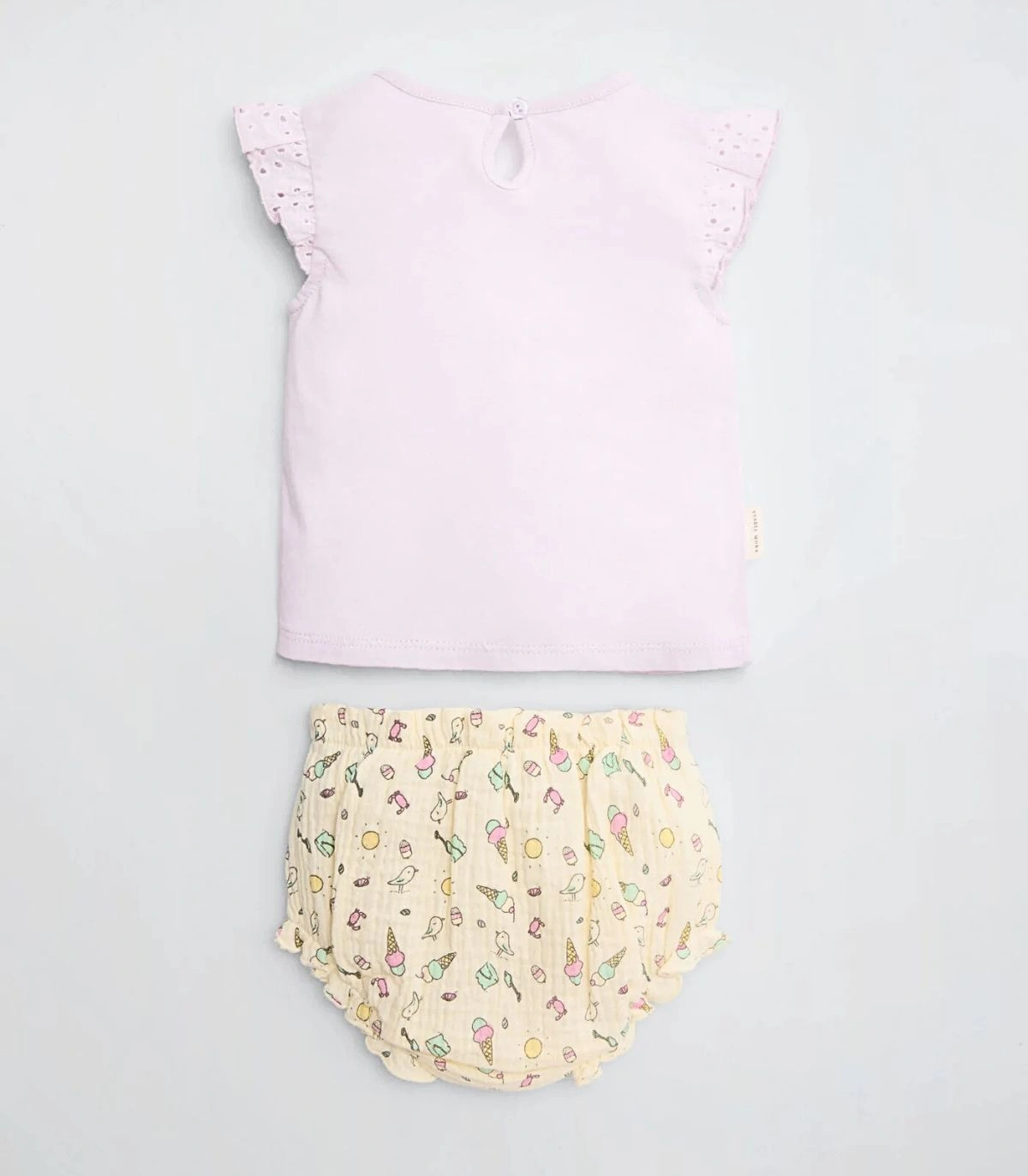 Conjunto bebé sin mangas algodón Ysabel Mora 25447 camiseta y culetín