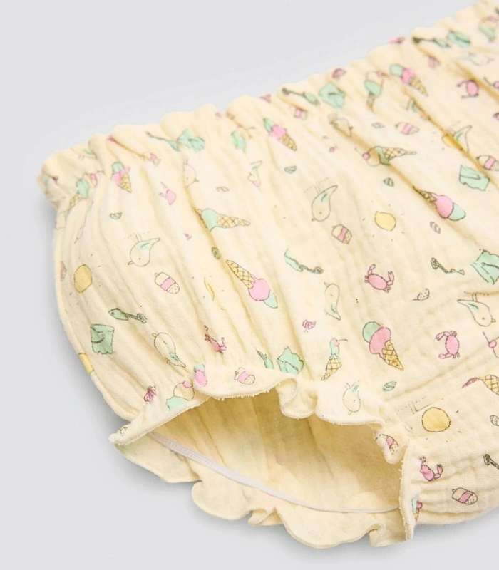 Conjunto bebé sin mangas algodón Ysabel Mora 25447 camiseta y culetín