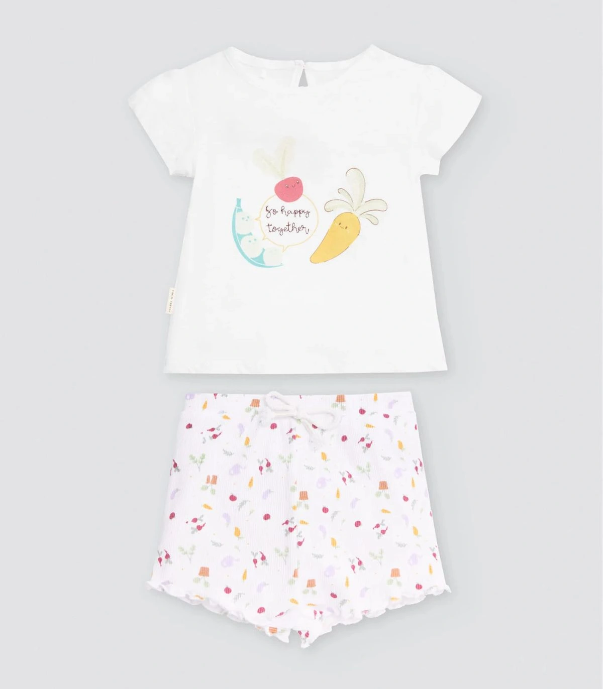 Conjunto bebé manga corta algodón Ysabel Mora 25453
