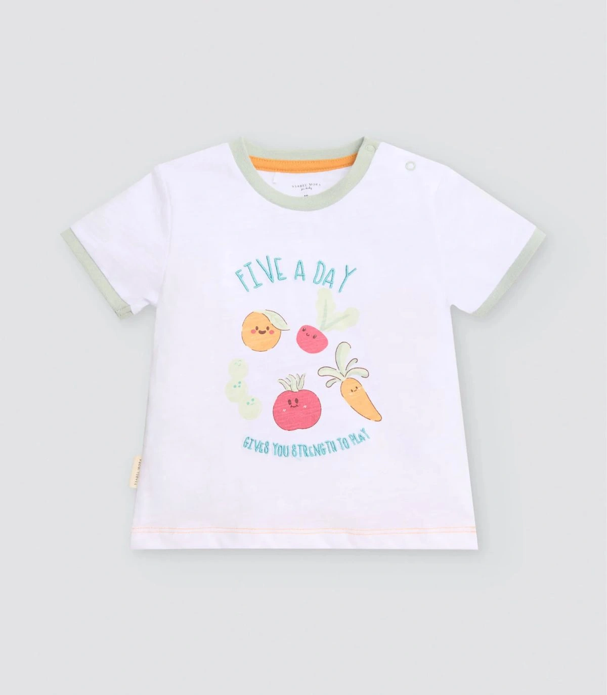 Conjunto bebé verano camiseta y pantalón corto 25624