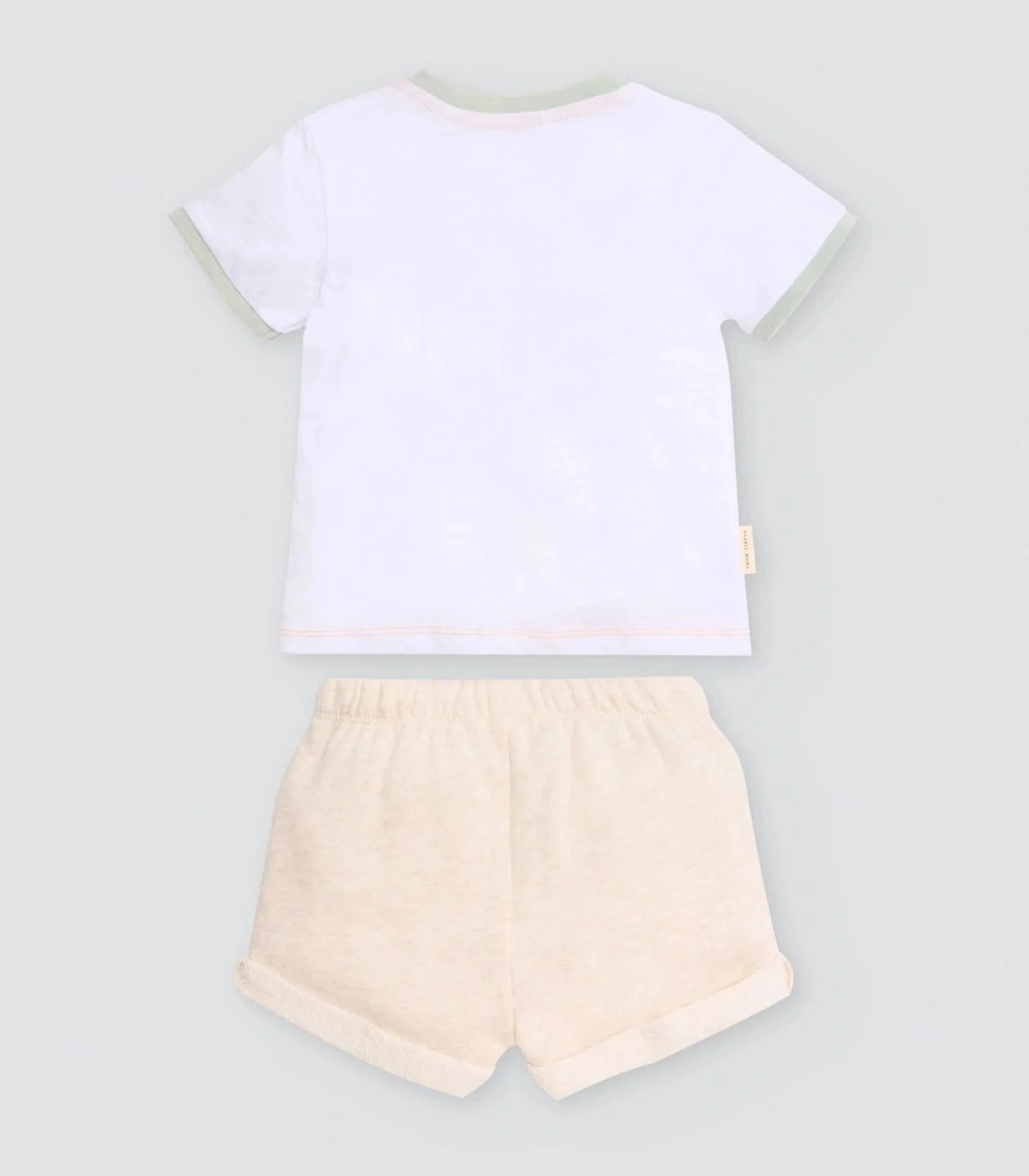 Conjunto bebé verano camiseta y pantalón corto 25624