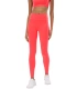 Leggings Deportivos Largos Ysabel Mora Color Coral con Efecto Push-Up, Tiro Alto con Control Abdominal y Acabados Láser