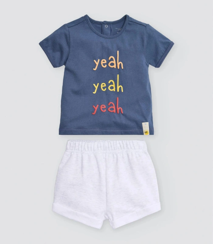 Conjunto bebé manga corta 25626 Ysabel Mora 100% algodón