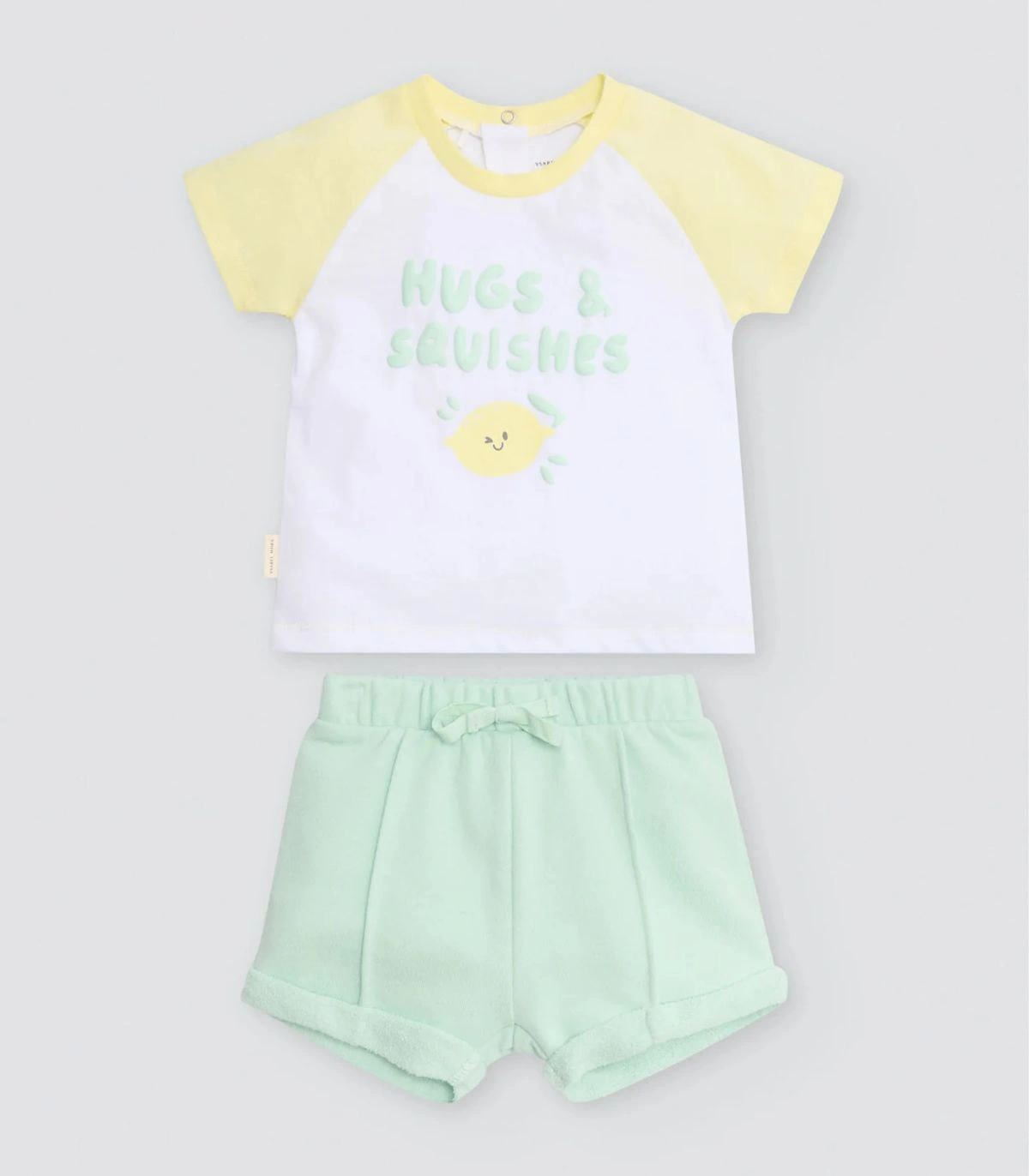 Conjunto bebé manga corta y shorts 25629 Ysabel Mora