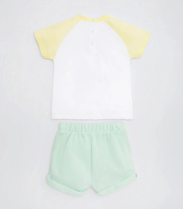 Conjunto bebé manga corta y shorts 25629 Ysabel Mora