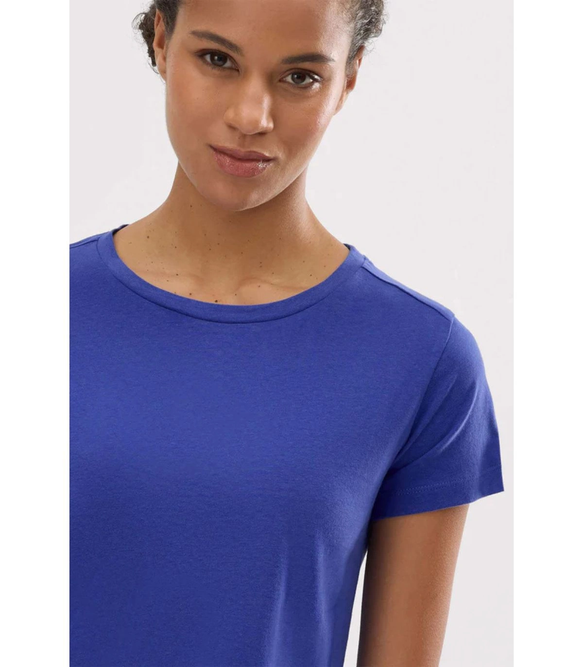 Camiseta Deportiva Básica Ysabel Mora Azul 100% Algodón