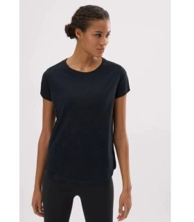 Camiseta Deportiva Básica Ysabel Mora Negra 100% Algodón