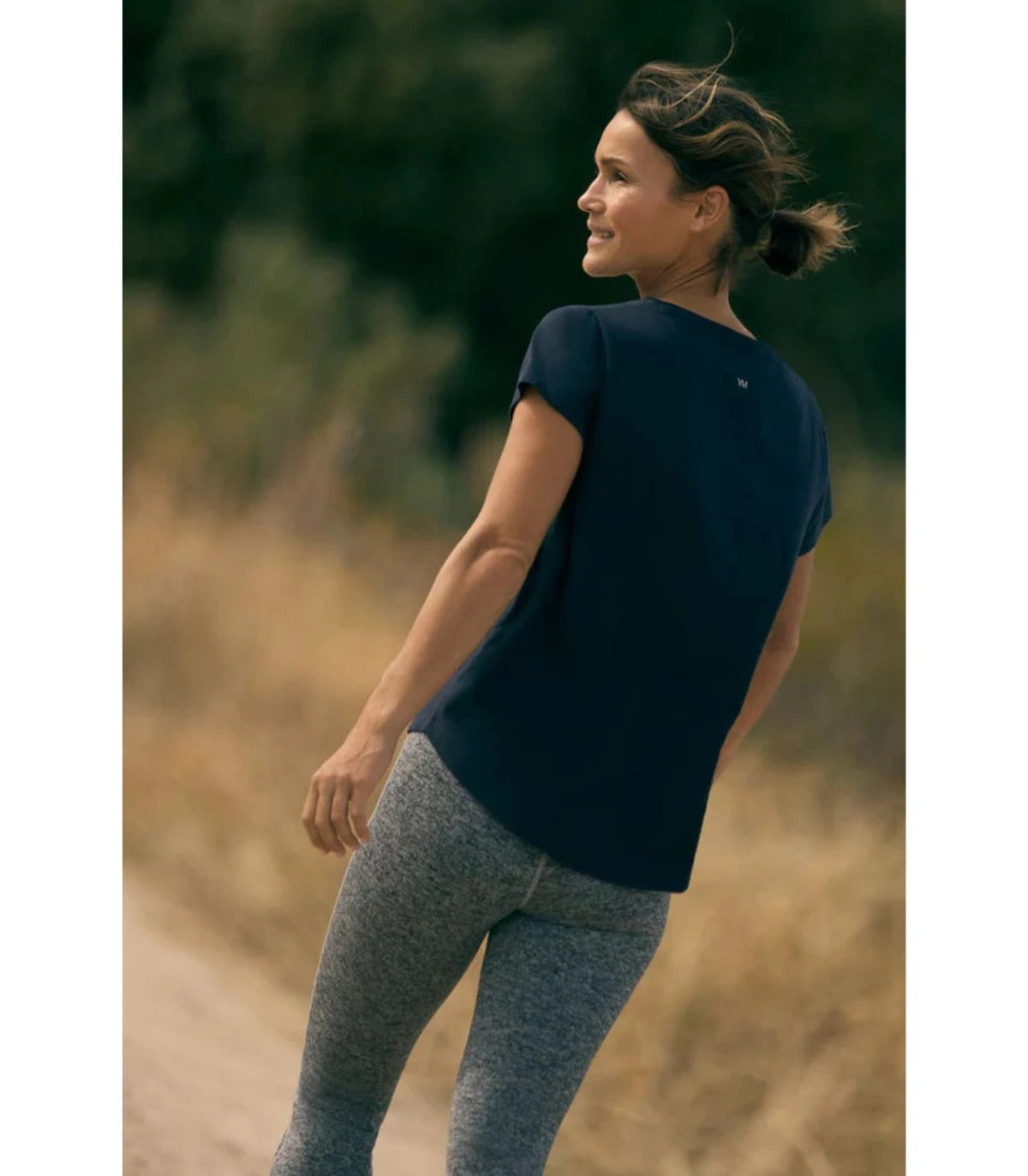 Camiseta Deportiva Básica Ysabel Mora Negra 100% Algodón