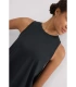 Camiseta Deportiva Negra de Tirantes Ysabel Mora 100% Algodón Natural, Diseño de Largo Extra y Transpirabilidad Óptima