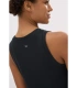 Camiseta Deportiva Negra de Tirantes Ysabel Mora 100% Algodón Natural, Diseño de Largo Extra y Transpirabilidad Óptima