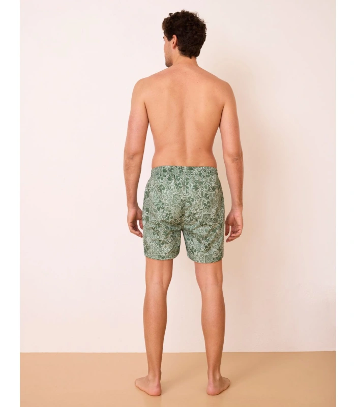 Bañador para Hombre Promise Estampado Tropical, Tejido Fast Dry y Triple Bolsillo