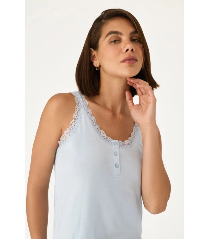 Pijama de Tirantes para Mujer Promise100% Algodón Natural