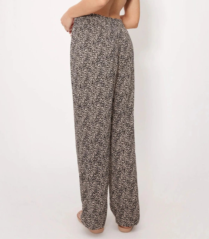 Pantalón largo ajustable estampado 86229 Ysabel Mora