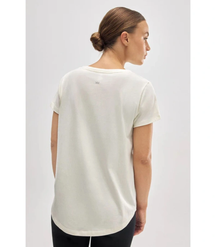 Camiseta Deportiva Básica Ysabel Mora Marfil 100% Algodón