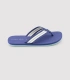 Chanclas Hombre Tira Rayas Contrastadas Azul 90541 Ysabel Mora