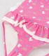 Bañador Niña Volantes Lazos Estampado Unicornios Rosa 95138 Ysabel Mora