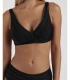 Bikini de Gran Capacidad ADMAS Cooper Curvy Line. Diseño sin Aros - Negro