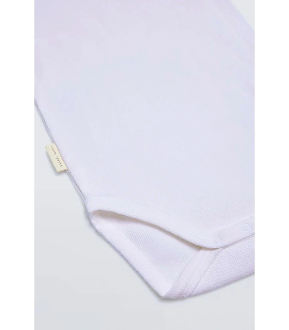 Body Básico para Bebé Ysabel Mora Blanco Tirantes Anchos, Algodón Natural
