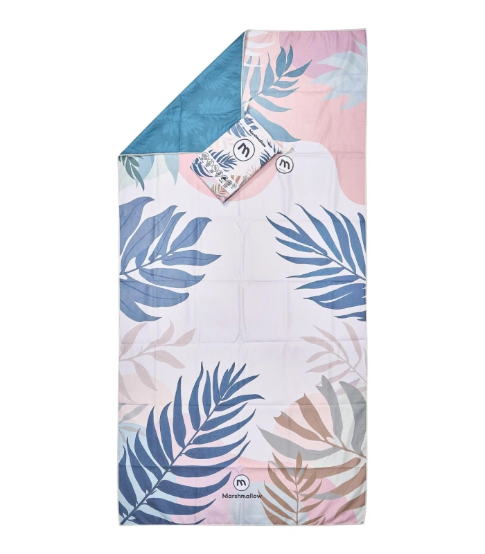 Toalla XL Playa Hojas Pastel 90x180 cm MF25411 Marshmallow Home