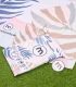 Toalla XL Playa Hojas Pastel 90x180 cm MF25411 Marshmallow Home