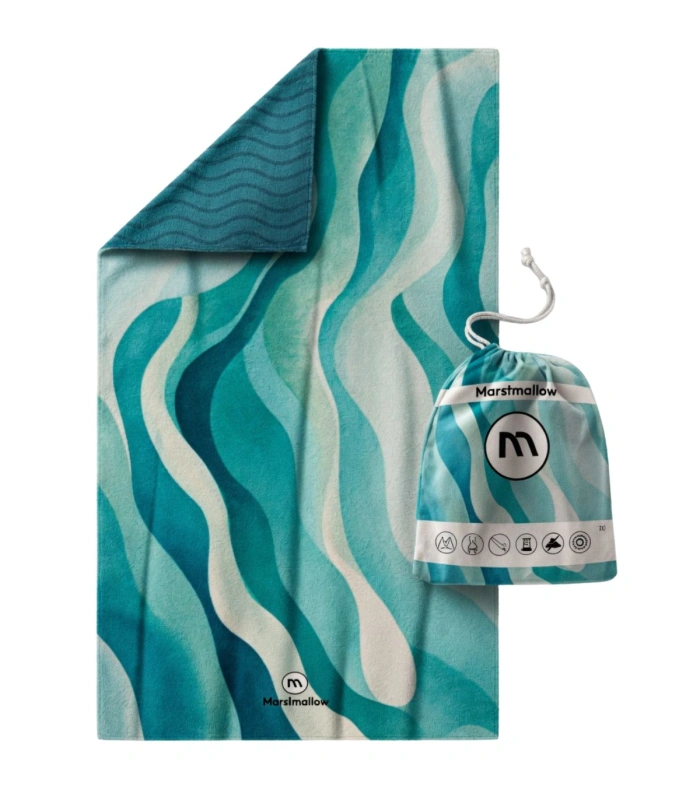 Toalla XL Playa Ondas Azules 90x180 cm MF25414 Marshmallow Home
