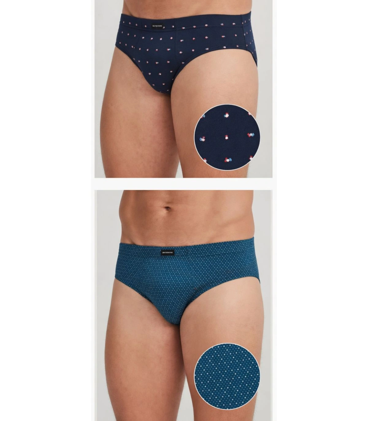 Pack 2 Slip Hombre Estampado S0110 Don Algodón