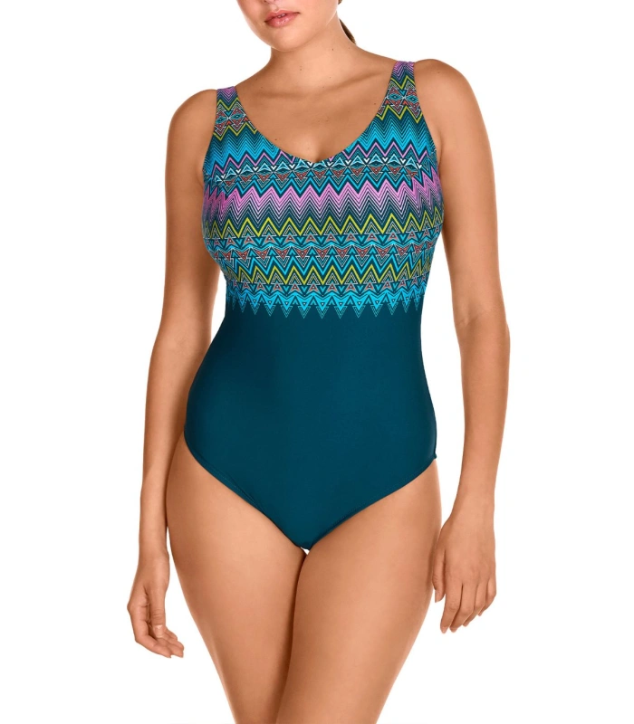 Bañador Reductor Tamouré 3466 - Efecto Moldeador con Estampado Étnico