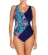 Bañador Reductor 3475 Tamouré - Estampado Tropical Asimétrico
